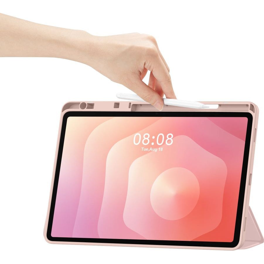 Schutzhülle mit Klappe für Galaxy Tab S11 11", Tech-Protect SC Pen, Rosa