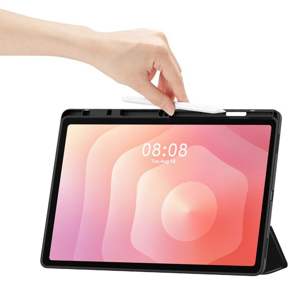 Schutzhülle mit Klappe für Galaxy Tab S11 Ultra / S10 Ultra / S9 Ultra / S8 Ultra, Tech-Protect SC Pen, Schwarz