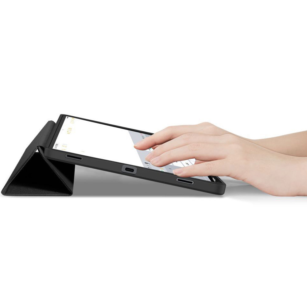 Schutzhülle mit Klappe für Galaxy Tab S11 Ultra / S10 Ultra / S9 Ultra / S8 Ultra, Tech-Protect SC Pen, Schwarz