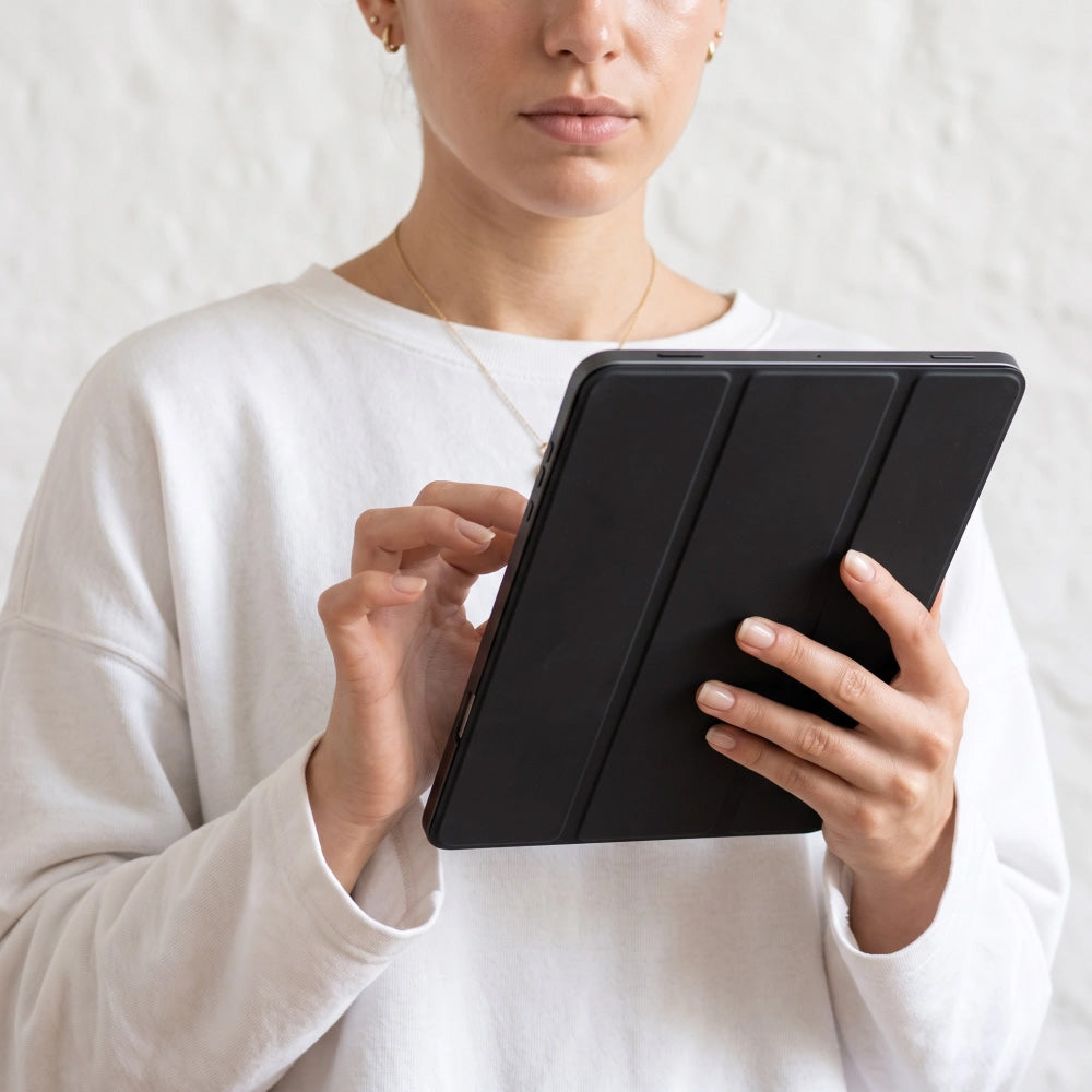 Schutzhülle mit Klappe für Galaxy Tab S12 Plus, Tech-Protect SC Pen, Schwarz (3/11)