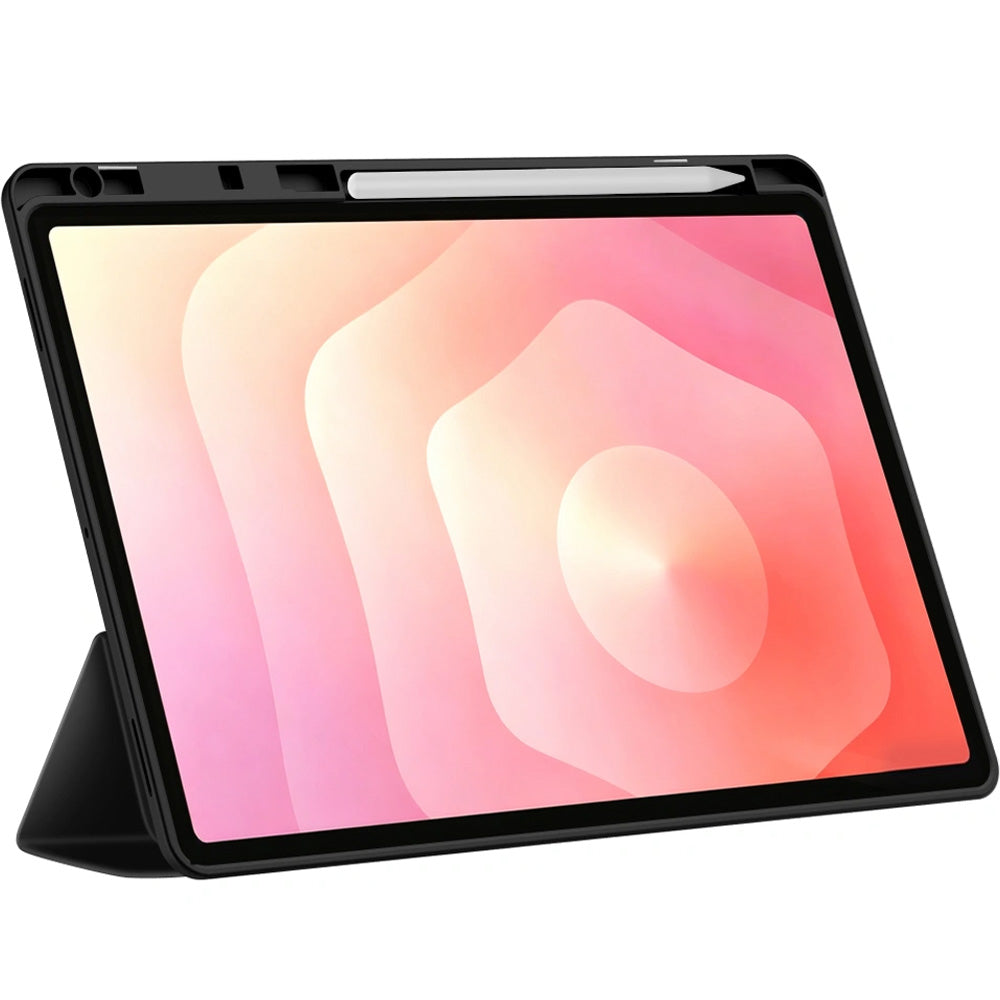 Schutzhülle mit Klappe für Galaxy Tab S12 Plus, Tech-Protect SC Pen, Schwarz (8/11)