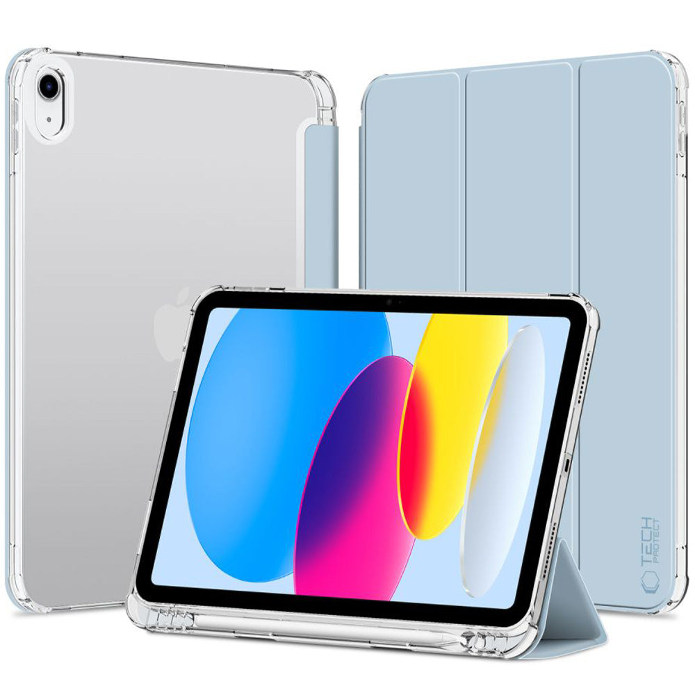 Schutzhülle Tech-Protect SC Pen Hybrid für iPad 11 / 10 gen. 2025 / 2022, Hellblau