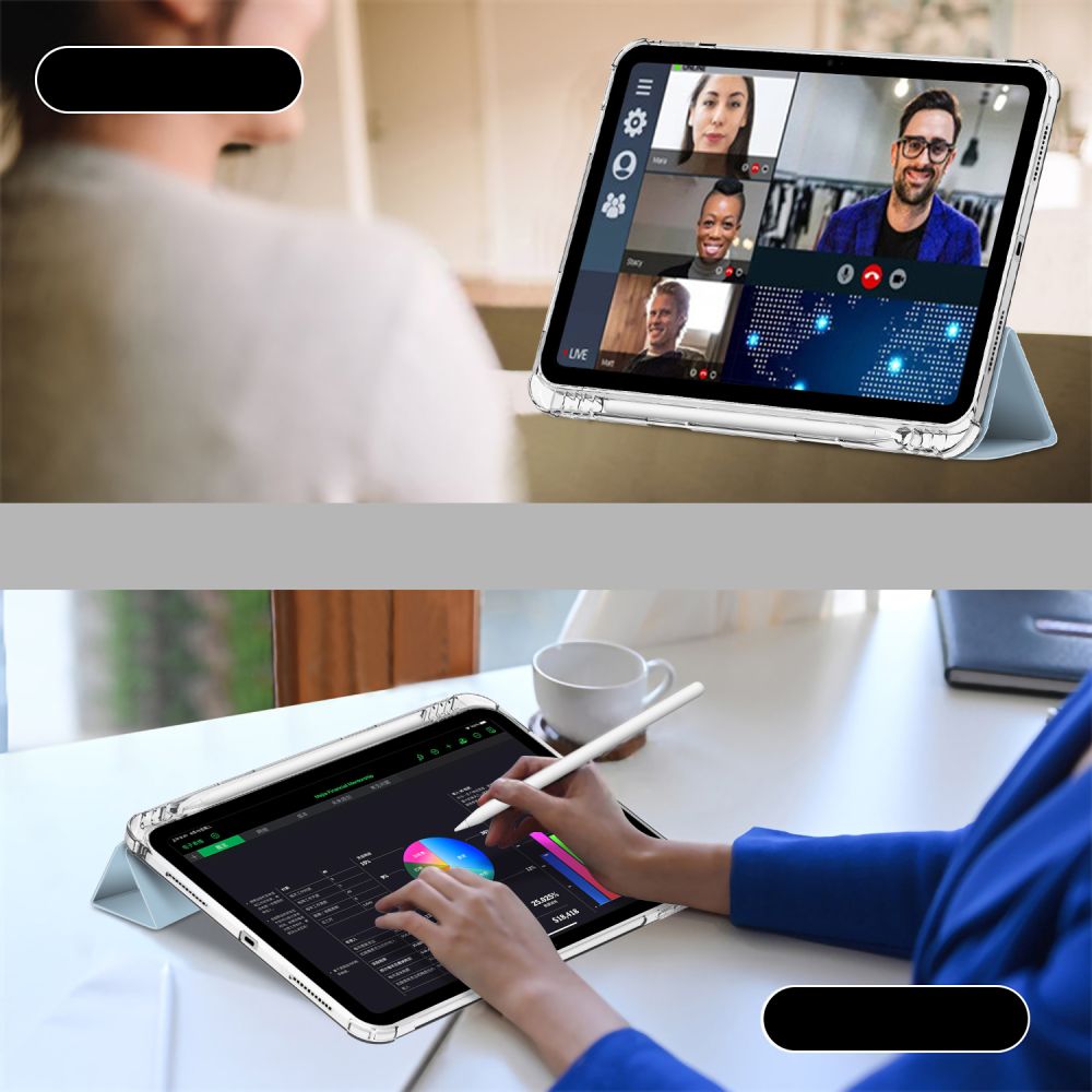 Schutzhülle Tech-Protect SC Pen Hybrid für iPad 11 / 10 gen. 2025 / 2022, Hellblau