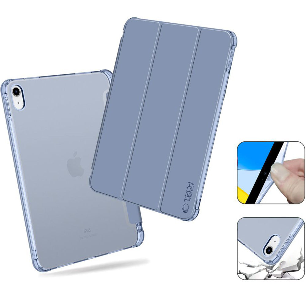 Schutzhülle für iPad 11 / 10 gen. 2025 / 2022, Tech-Protect SC Pen Hybrid, Blau