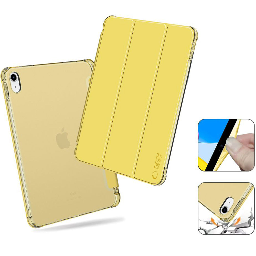 Schutzhülle für iPad 11 / 10 gen. 2025 / 2022, Tech-Protect SC Pen Hybrid, Gelb