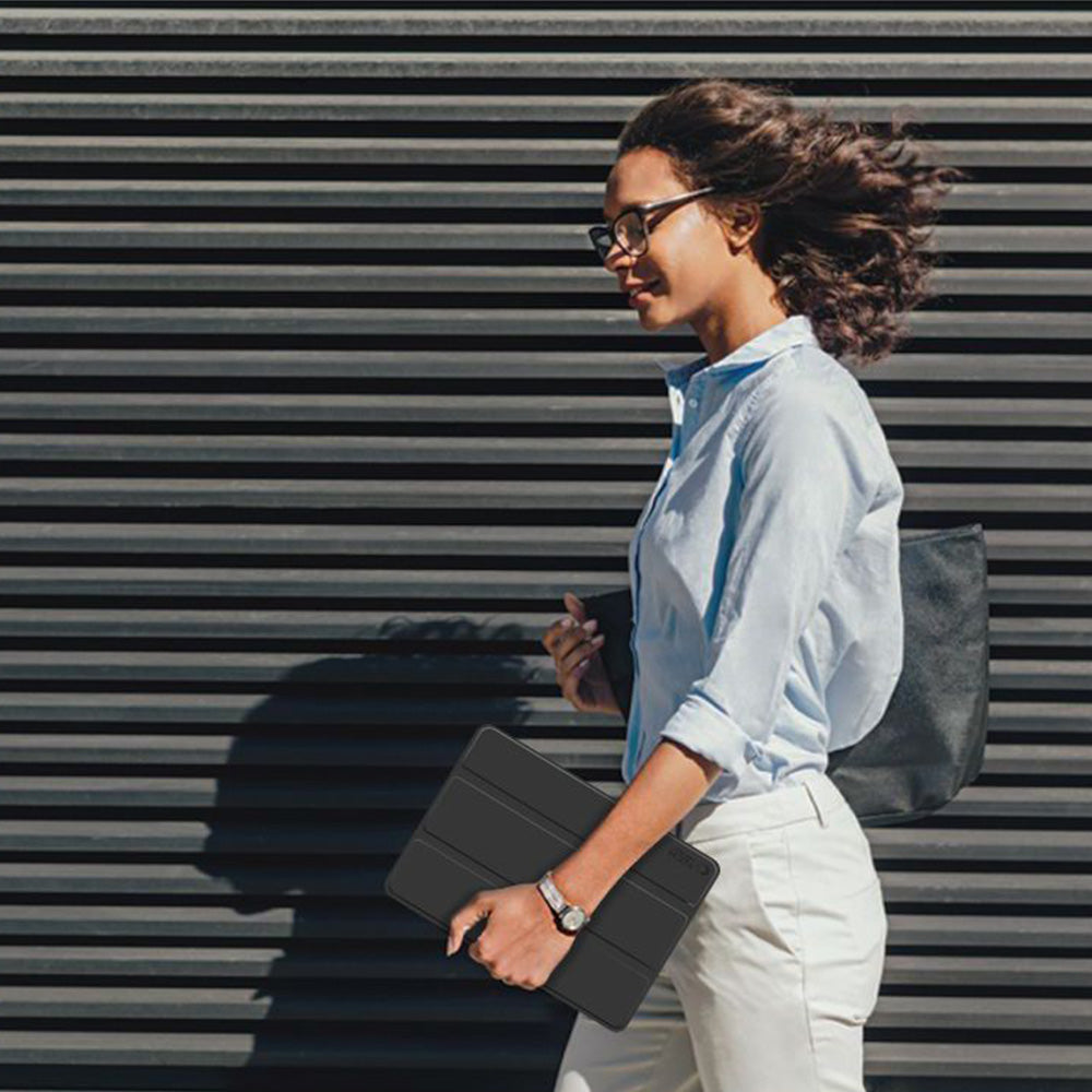 Schutzhülle mit Klappe für Galaxy Tab A11 / Tab A9, Tech-Protect SC Pen Hybrid, Schwarz