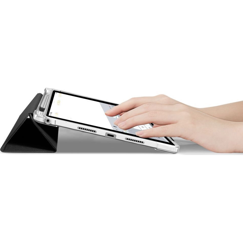 Schutzhülle mit Klappe für Lenovo Idea Tab 11, Tech-Protect SC Pen Hybrid, Schwarz