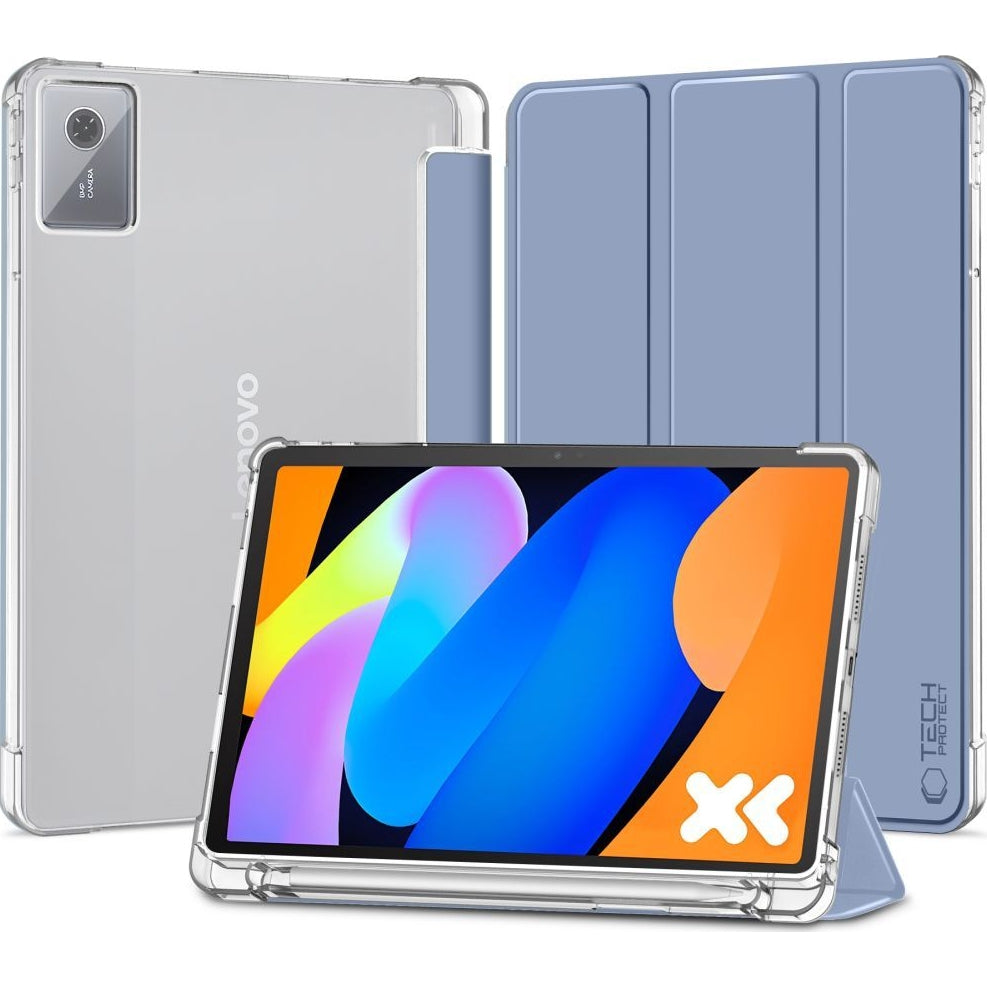 Schutzhülle mit Klappe für Lenovo Idea Tab 11, Tech-Protect SC Pen Hybrid, Blau