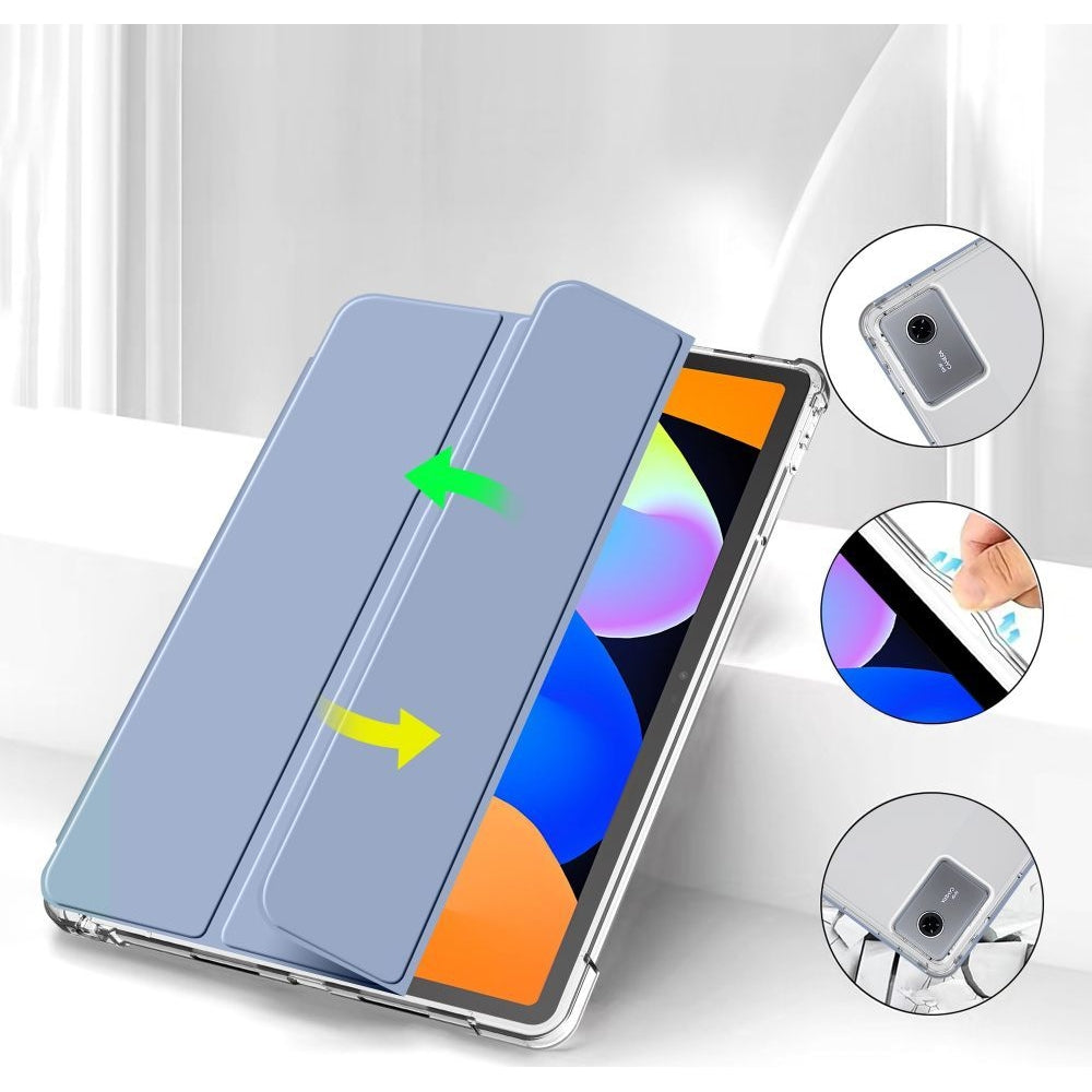 Schutzhülle mit Klappe für Lenovo Idea Tab 11, Tech-Protect SC Pen Hybrid, Blau