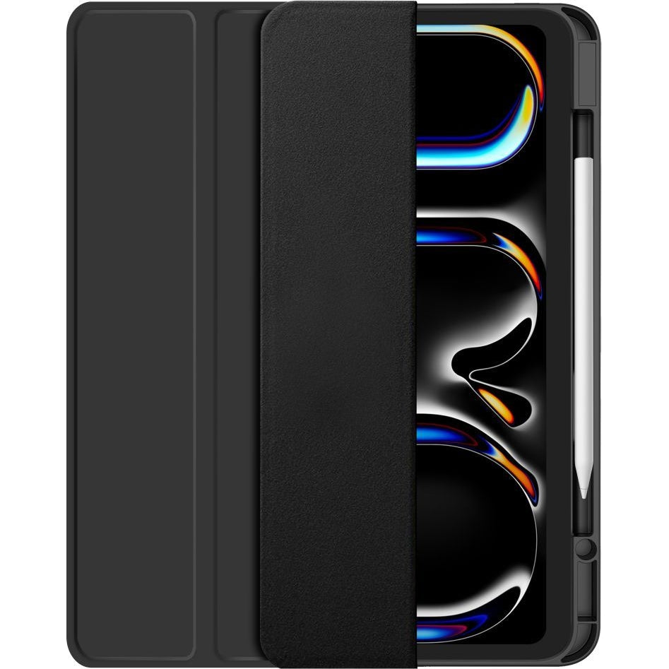 Schutzhülle mit Klappe für Apple iPad Pro 11 2024/2025, Tech-Protect SC Pen, Schwarz