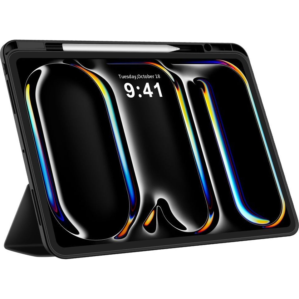 Schutzhülle mit Klappe für Apple iPad Pro 11 2024/2025, Tech-Protect SC Pen, Schwarz