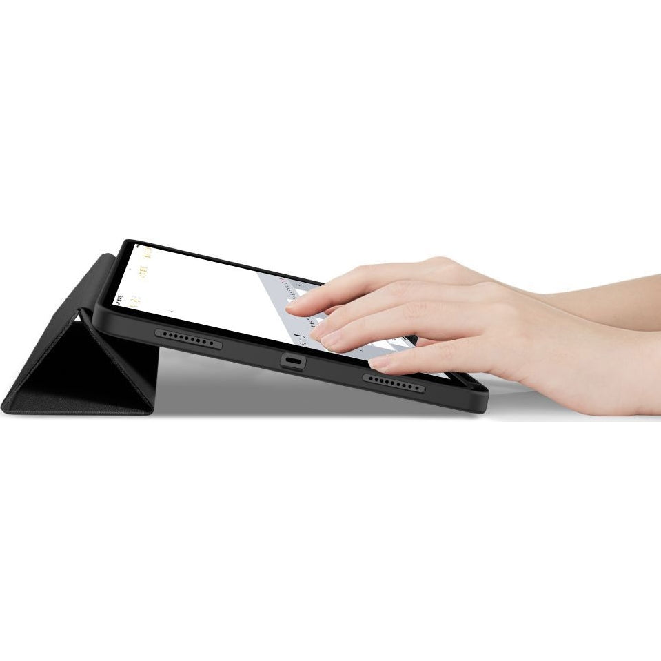 Schutzhülle mit Klappe für Apple iPad Pro 11 2024/2025, Tech-Protect SC Pen, Schwarz