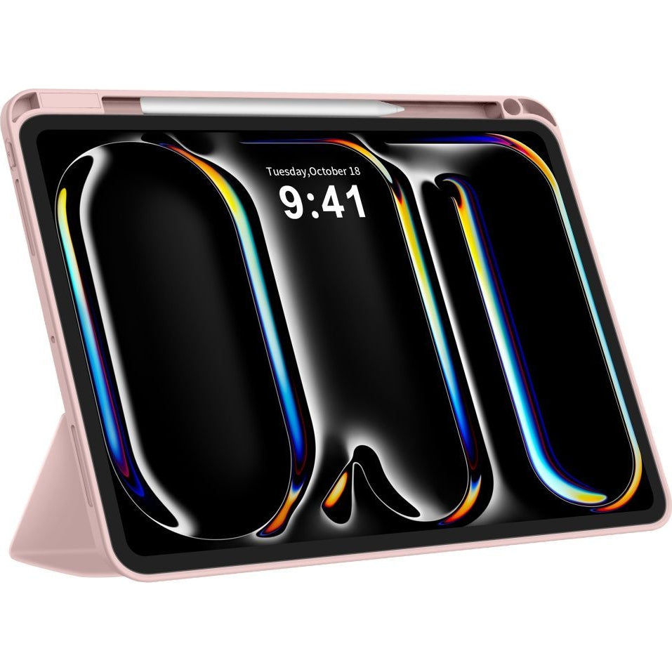 Schutzhülle mit Klappe für Apple iPad Pro 11 2024/2025, Tech-Protect SC Pen, Rosa