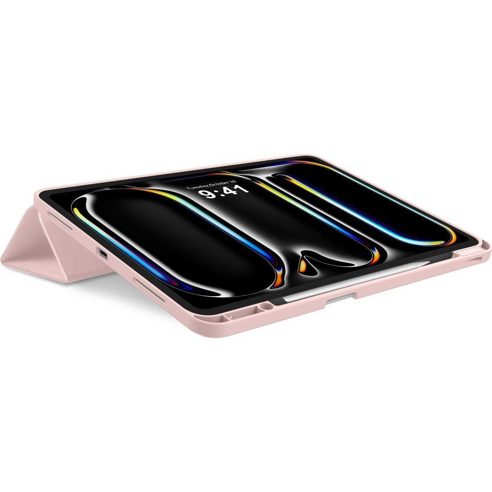 Schutzhülle mit Klappe für Apple iPad Pro 13 2024/2025, Tech-Protect SC Pen, Rosa