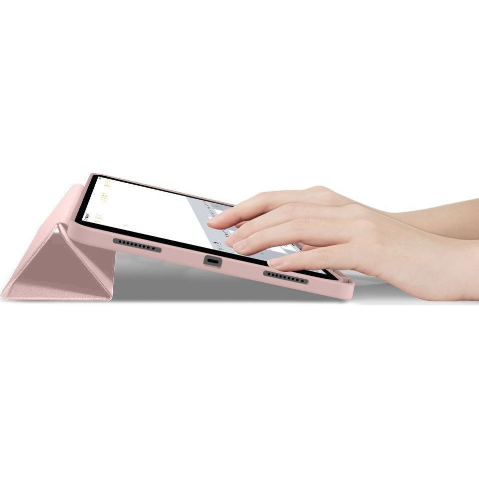Schutzhülle mit Klappe für Apple iPad Pro 13 2024/2025, Tech-Protect SC Pen, Rosa