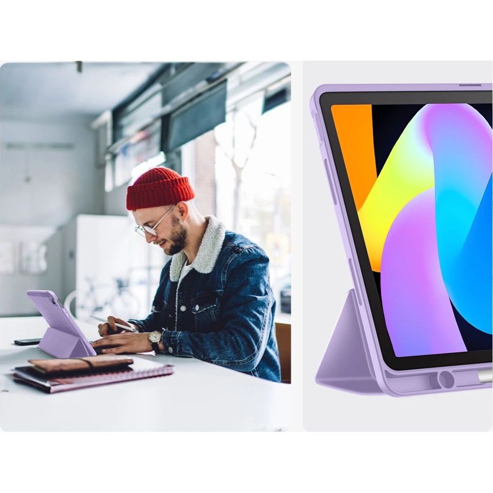 Schutzhülle für Lenovo Idea Tab 11.0, Tech-Protect SC Pen, Violett
