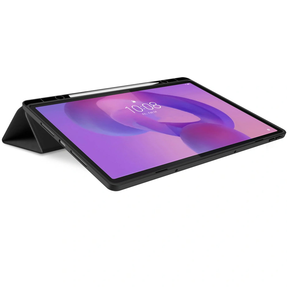 Schutzhülle mit Klappe für Lenovo Idea Tab Plus 12.1, Tech-Protect SC Pen, Schwarz