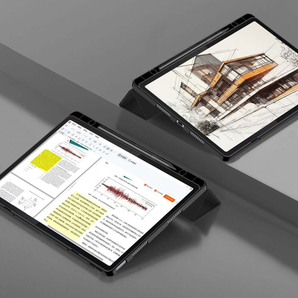 Schutzhülle für Lenovo Idea Tab Pro 12.7, Tech-Protect SC Pen, Schwarz