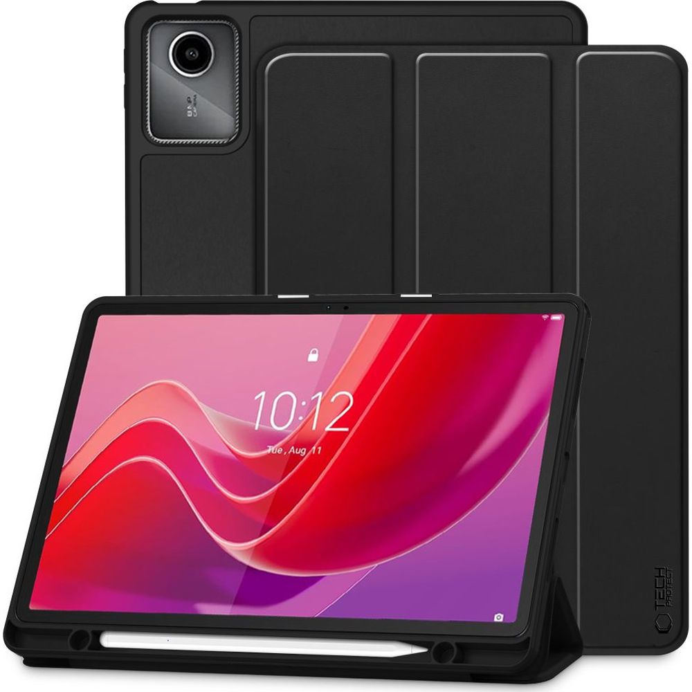 Schutzhülle für Lenovo Tab M11 10,95" 1 gen., Tech-Protect SC Pen, Schwarz