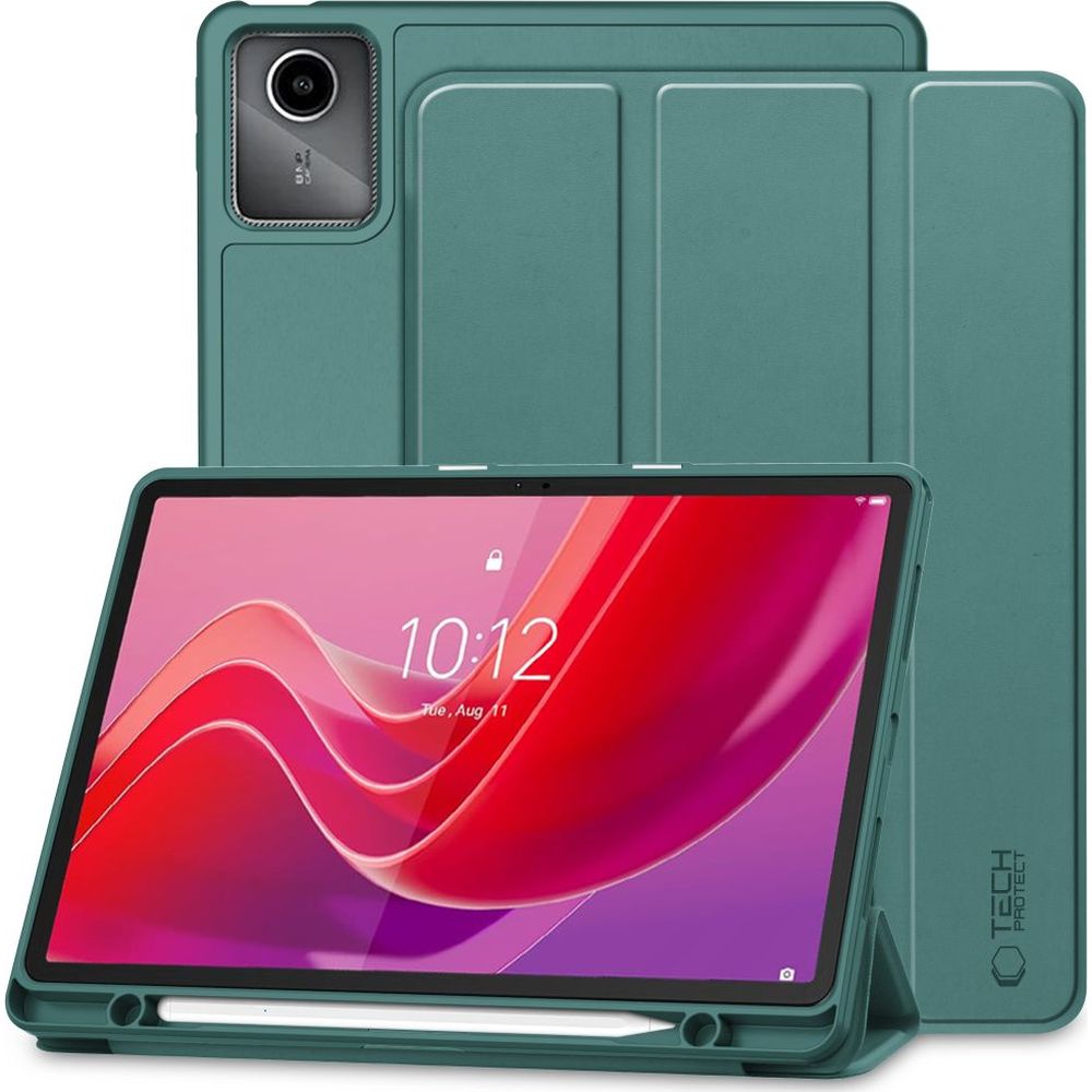 Schutzhülle für Lenovo Tab M11 1 gen., Tech-Protect SC Pen, Grün