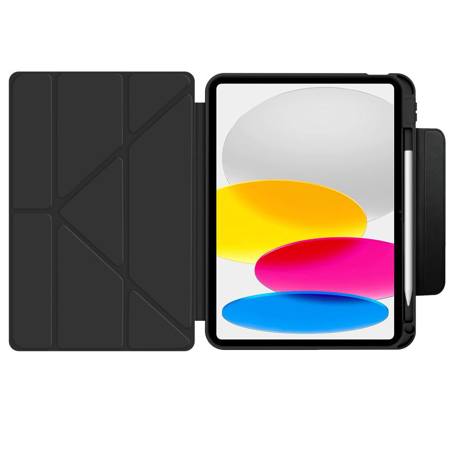 Schutzhülle mit Magnetklappe für iPad 11 / 10 gen. 2025 / 2022, Tech-Protect SC Pen Origami, Schwarz