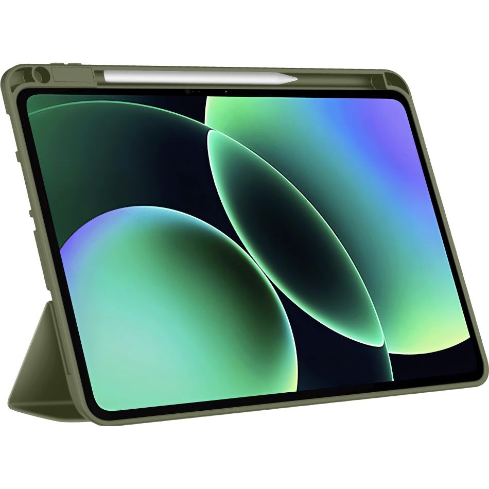 Schutzhülle mit Klappe für Xiaomi Pad 8 / 8 Pro / 7 / 7 Pro, Tech-Protect SC Pen, Grün