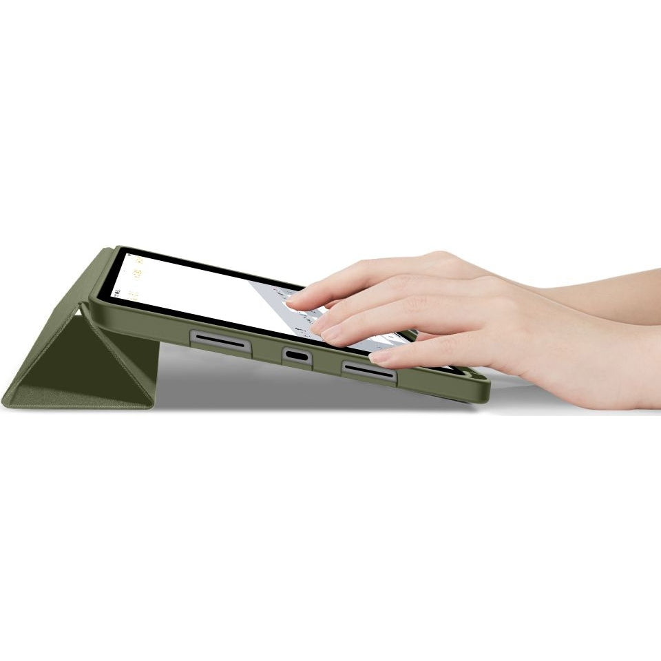 Schutzhülle mit Klappe für Xiaomi Pad 8 / 8 Pro / 7 / 7 Pro, Tech-Protect SC Pen, Grün