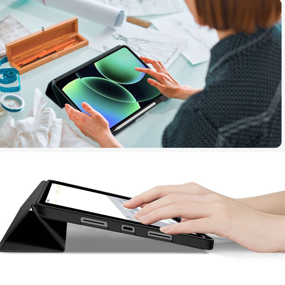 Schutzhülle mit Klappe für Xiaomi Pad 8 / 8 Pro / 7 / 7 Pro, Tech-Protect SC Pen, Schwarz