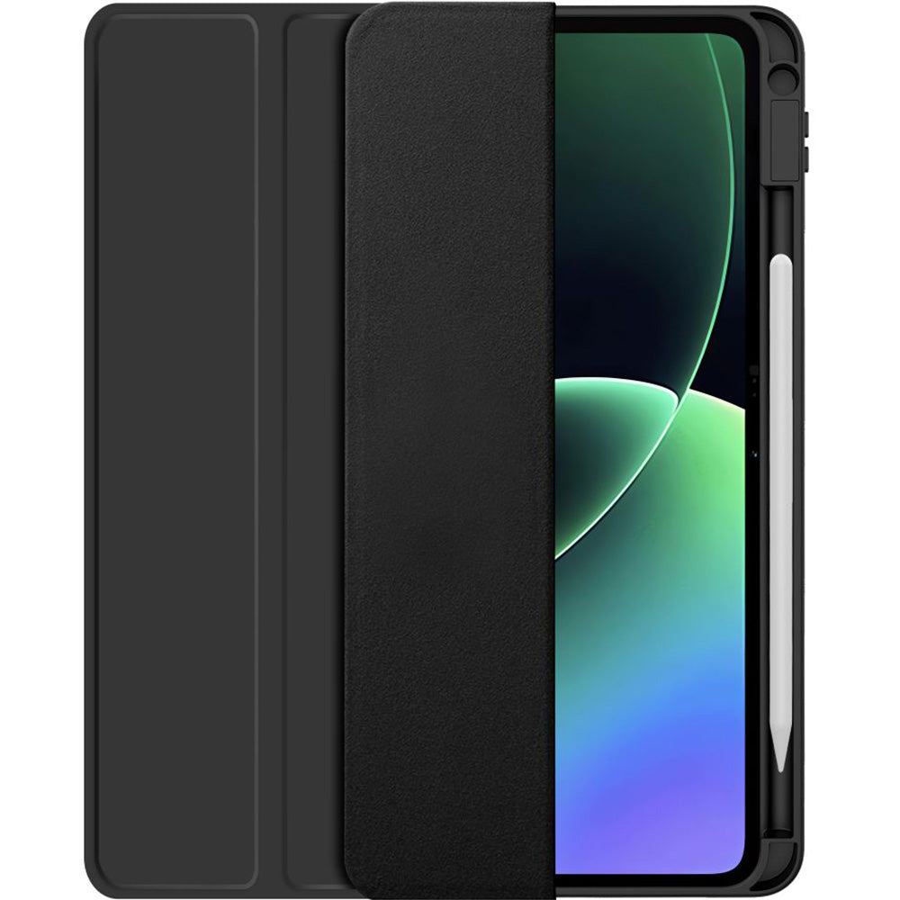 Schutzhülle mit Klappe für Xiaomi Pad 8 / 8 Pro / 7 / 7 Pro, Tech-Protect SC Pen, Schwarz