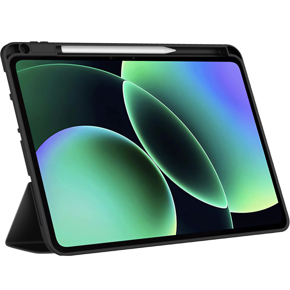 Schutzhülle mit Klappe für Xiaomi Pad 8 / 8 Pro / 7 / 7 Pro, Tech-Protect SC Pen, Schwarz