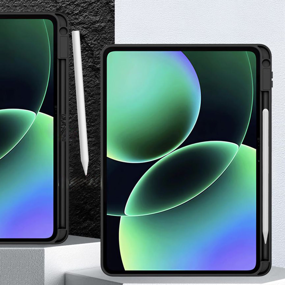 Schutzhülle mit Klappe für Xiaomi Pad 8 / 8 Pro / 7 / 7 Pro, Tech-Protect SC Pen, Schwarz