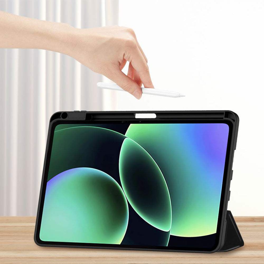Schutzhülle mit Klappe für Xiaomi Pad 8 / 8 Pro / 7 / 7 Pro, Tech-Protect SC Pen, Schwarz