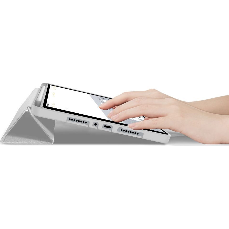 Schutzhülle mit Klappe für Xiaomi Redmi Pad 2 Pro, Tech-Protect SC Pen, Grau