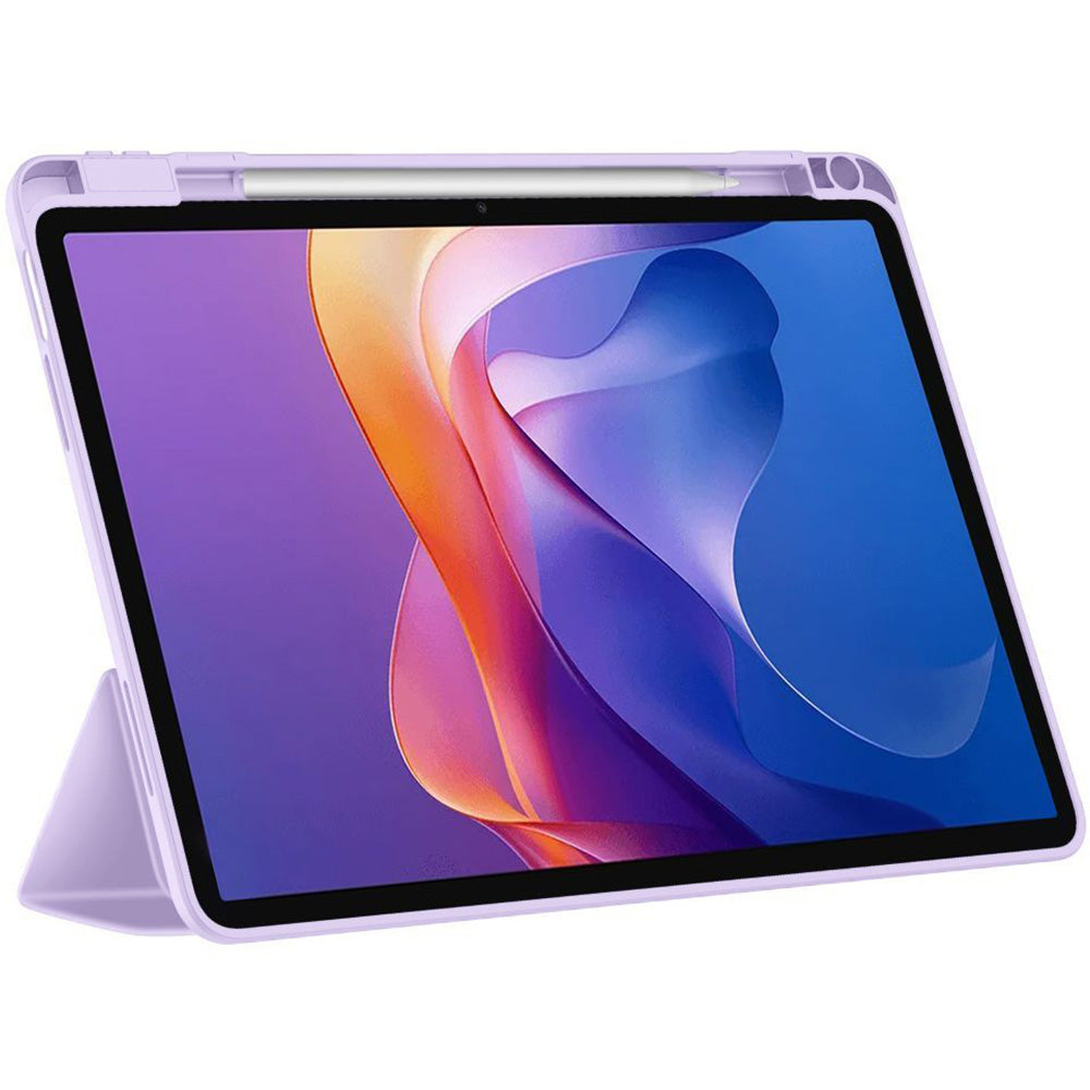 Schutzhülle mit Klappe für Xiaomi Redmi Pad 2, Tech-Protect SC Pen, Violett
