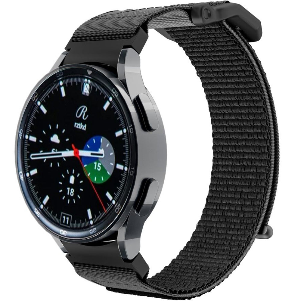 Armband für Galaxy Watch 6/5 Pro/5/4/3, Tech-Protect Scout, Schwarz