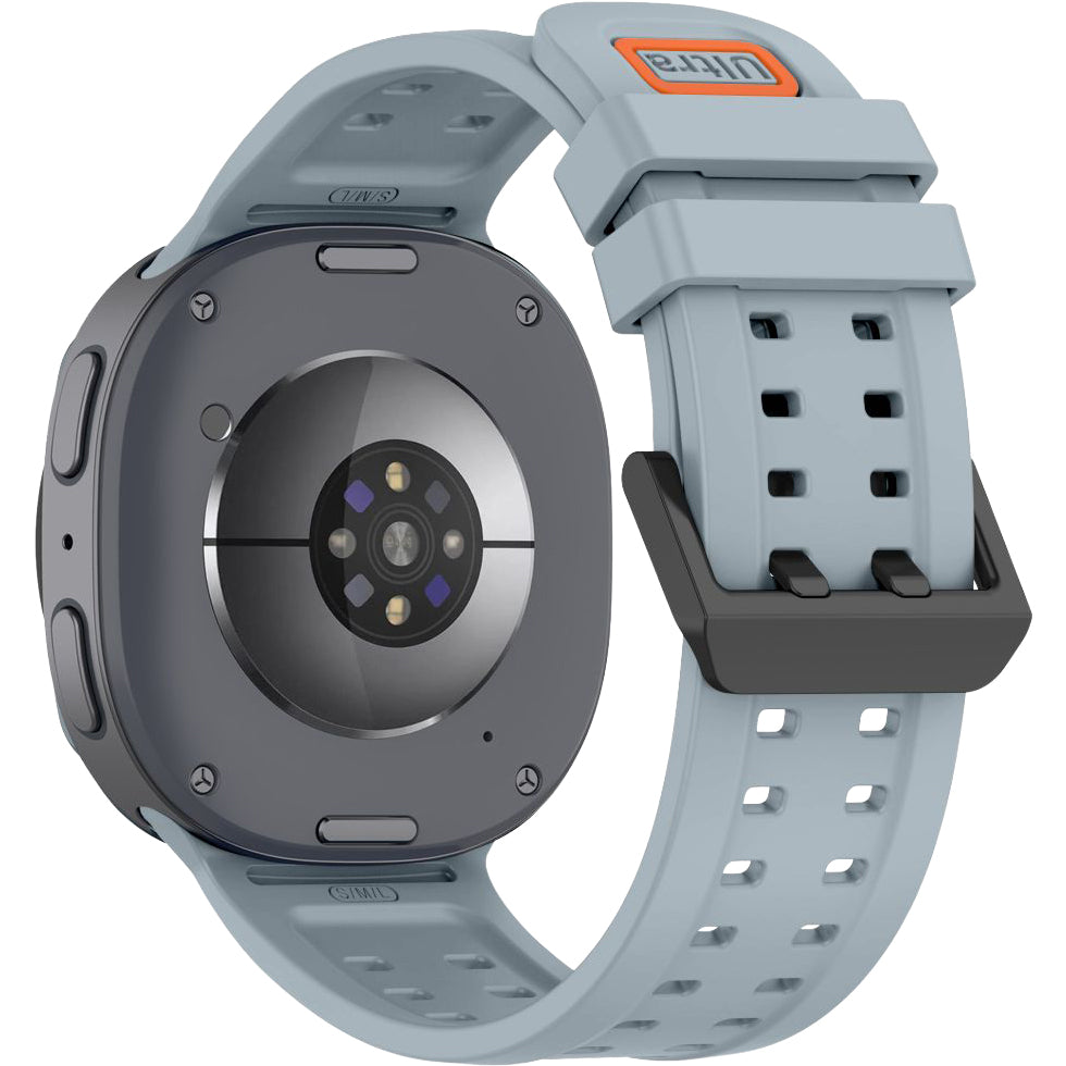 Perforiertes Armband für Galaxy Watch 9 40 mm / 44 mm / 8 40 mm / 44 mm / 8 Classic 46 mm, Tech-Protect Silicone Air, Grau