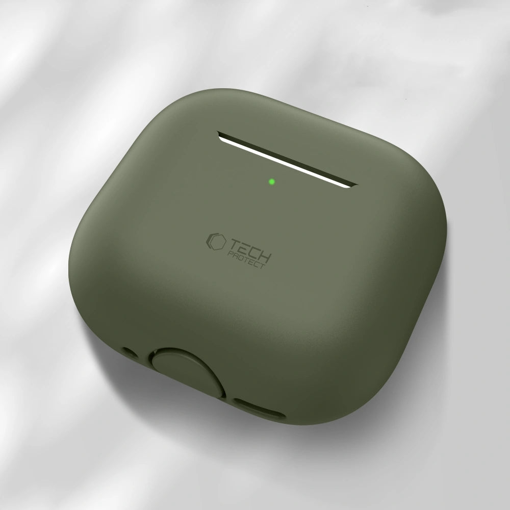 Schutzhülle für Apple AirPods 5 / 4, Tech-Protect Silicone, Grün