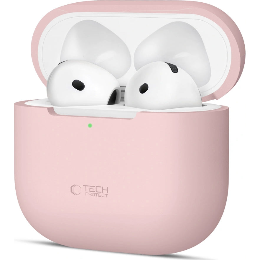 Schutzhülle für Apple AirPods 5 / 4, Tech-Protect Silicone, Rosa