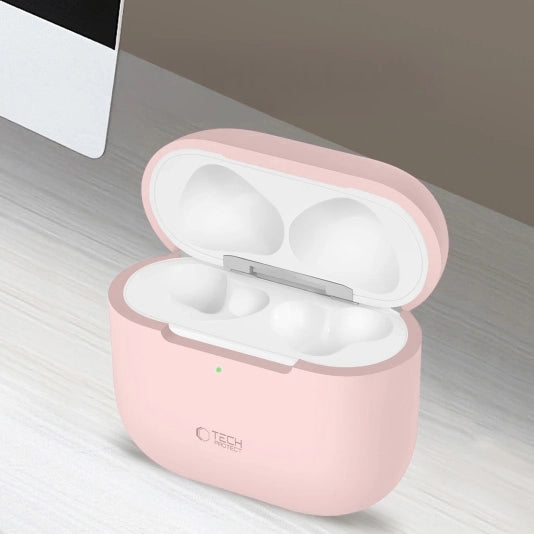 Schutzhülle für Apple AirPods 5 / 4, Tech-Protect Silicone, Rosa
