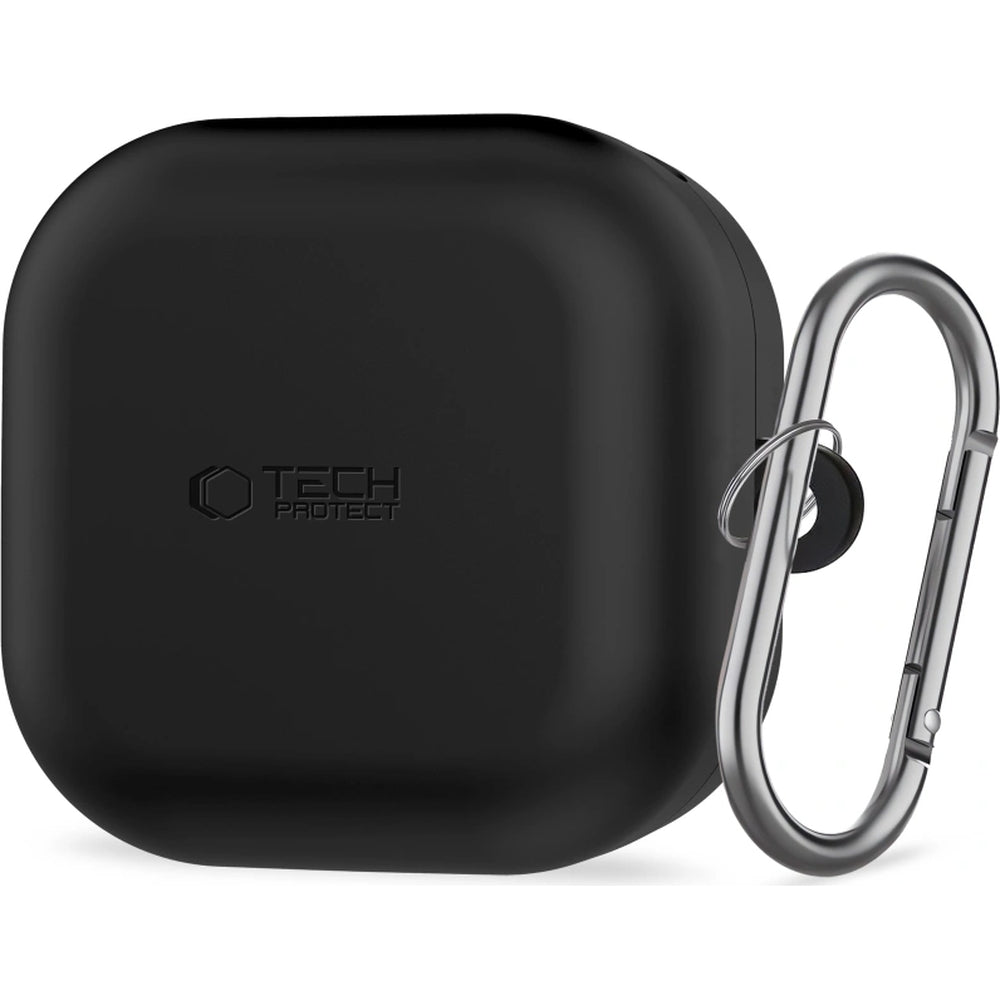 Schutzhülle für Galaxy Buds 4 / 4 Pro, Tech-Protect Silicone Hook, Schwarz