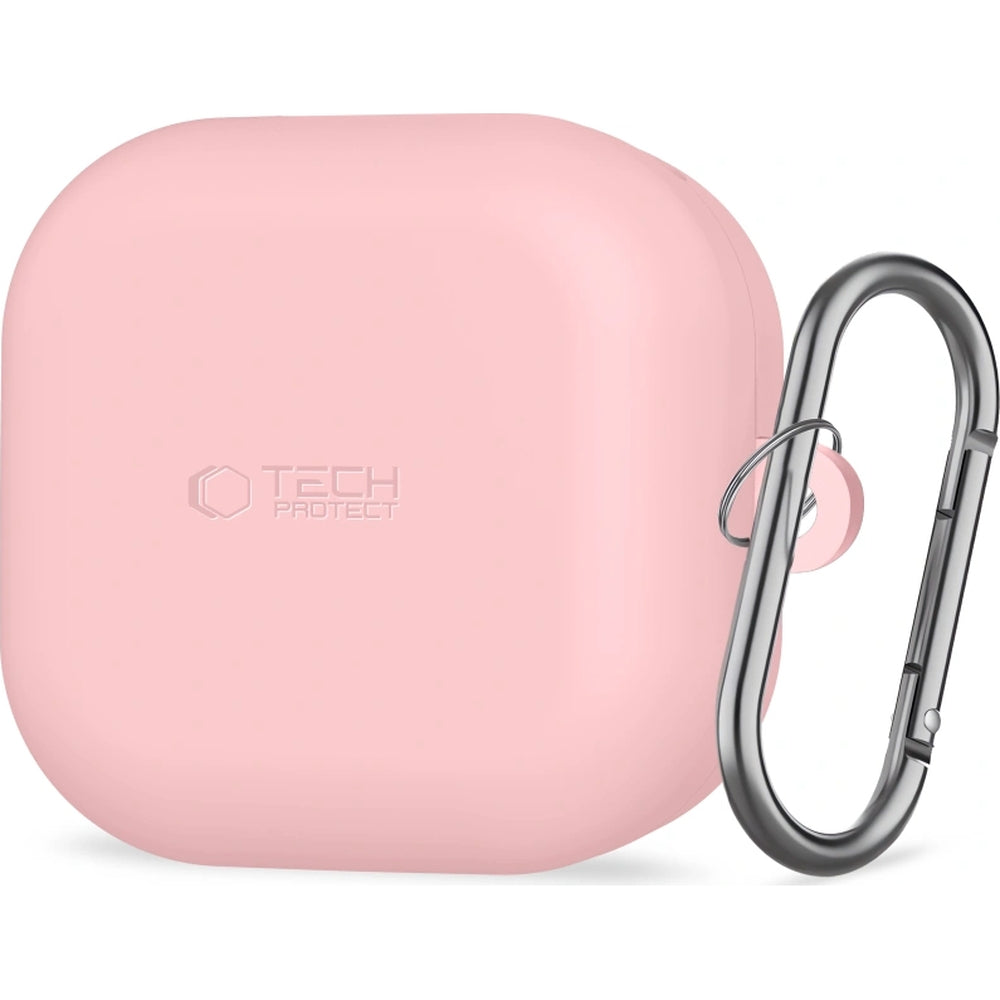 Schutzhülle für Galaxy Buds 4 / 4 Pro, Tech-Protect Silicone Hook, Rosa