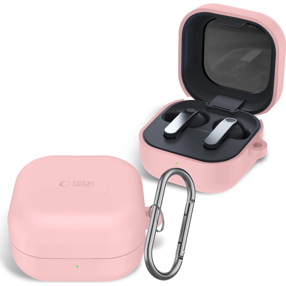 Schutzhülle für Galaxy Buds 4 / 4 Pro, Tech-Protect Silicone Hook, Rosa