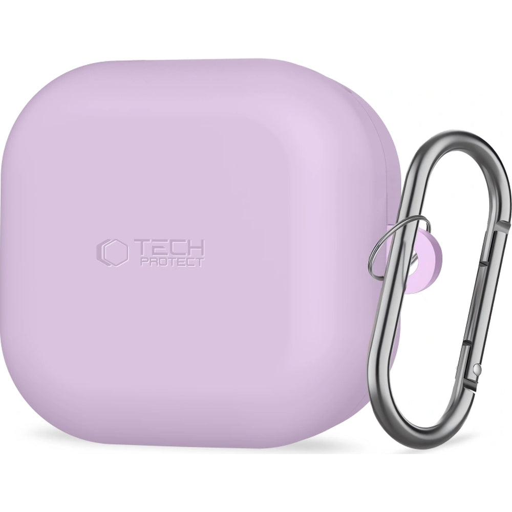 Schutzhülle für Galaxy Buds 4 / 4 Pro, Tech-Protect Silicone Hook, Violett