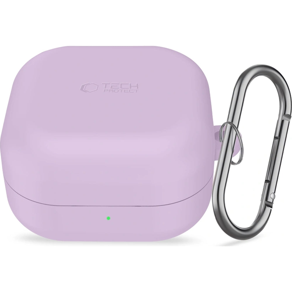 Schutzhülle für Galaxy Buds 4 / 4 Pro, Tech-Protect Silicone Hook, Violett