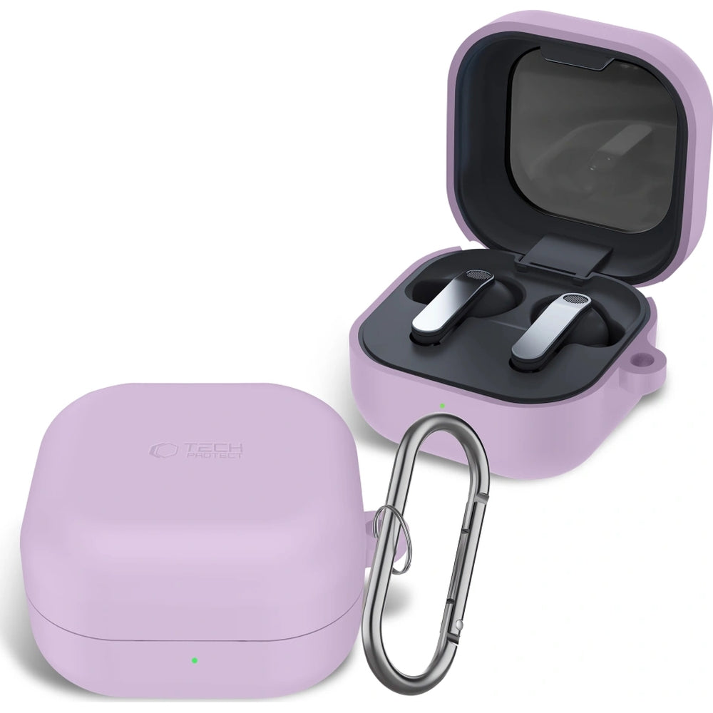 Schutzhülle für Galaxy Buds 4 / 4 Pro, Tech-Protect Silicone Hook, Violett