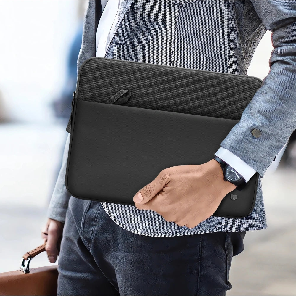 Universal Laptoptasche bis zu 13"-14", Tech-Protect Sleeve, Schwarz