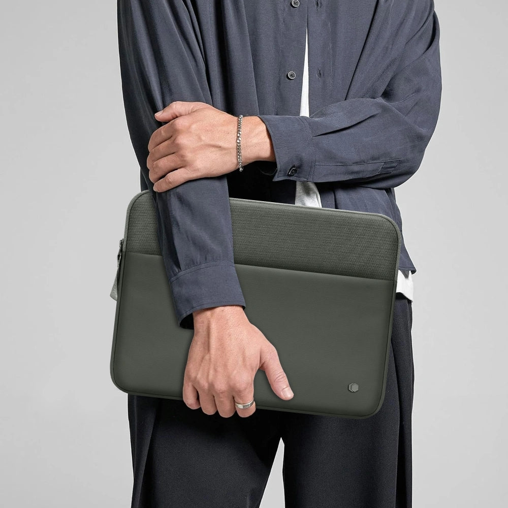 Universal Laptoptasche bis zu 15"-16", Tech-Protect Sleeve, Grün