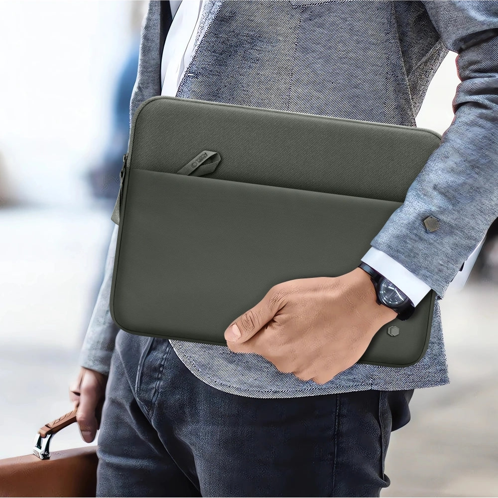 Universal Laptoptasche bis zu 15"-16", Tech-Protect Sleeve, Grün