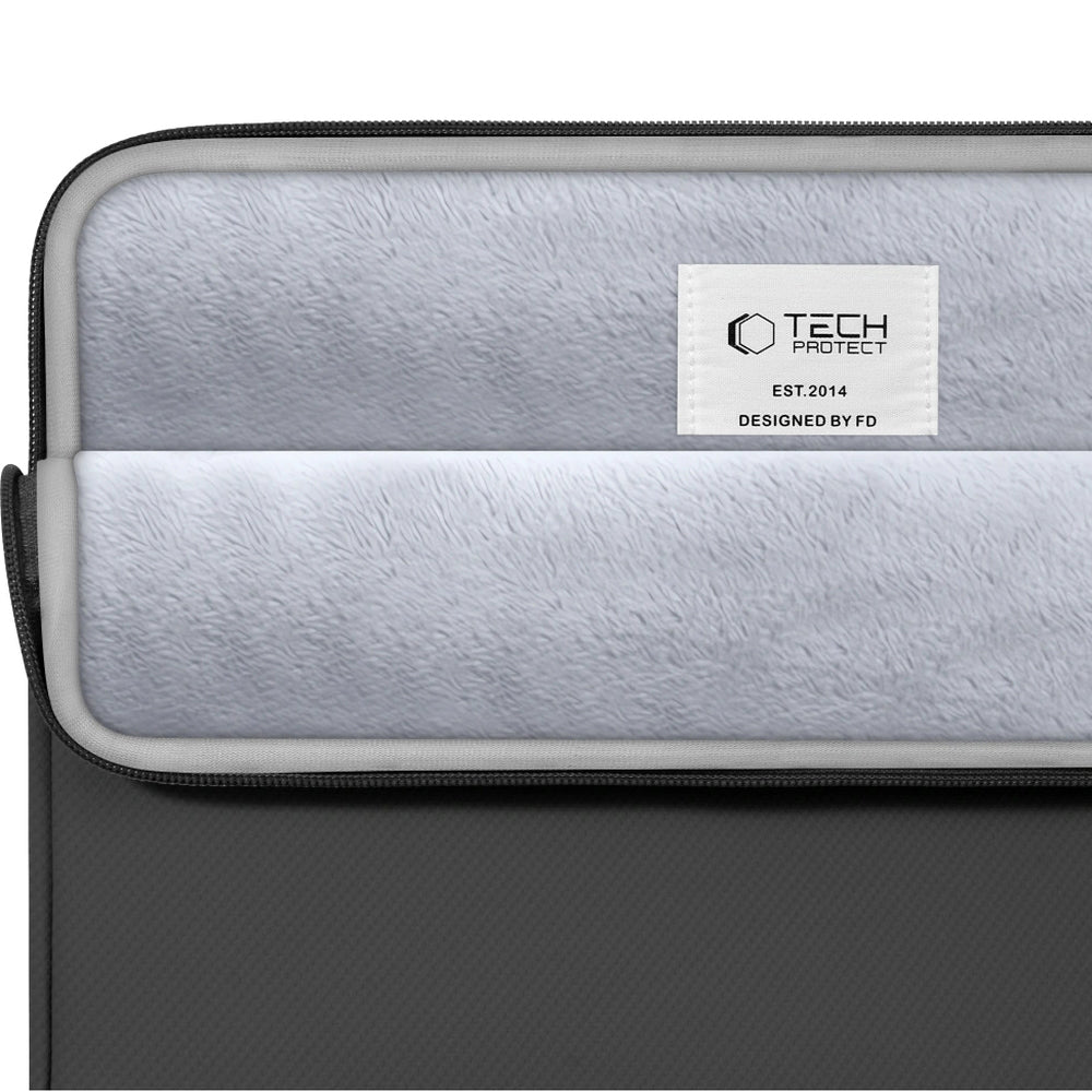 Universal Laptoptasche bis zu 15"-16", Tech-Protect Sleeve, Schwarz
