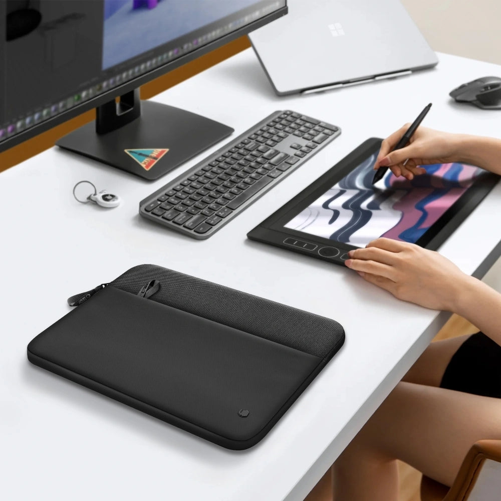 Universal Laptoptasche bis zu 15"-16", Tech-Protect Sleeve, Schwarz